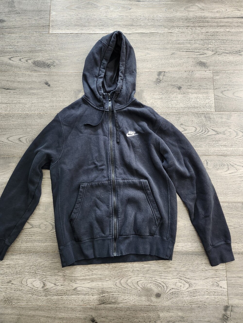 Nike | Black Zip Up Sweater